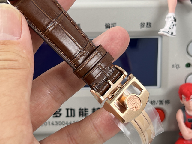 ブランド腕時計専門店 通販IWC ポルトギーゼ パーペチュアルカレンダー ローズゴールド風 シルバーダイヤル ブラウンベルト iwc 時計 レディース - 画像 (9)