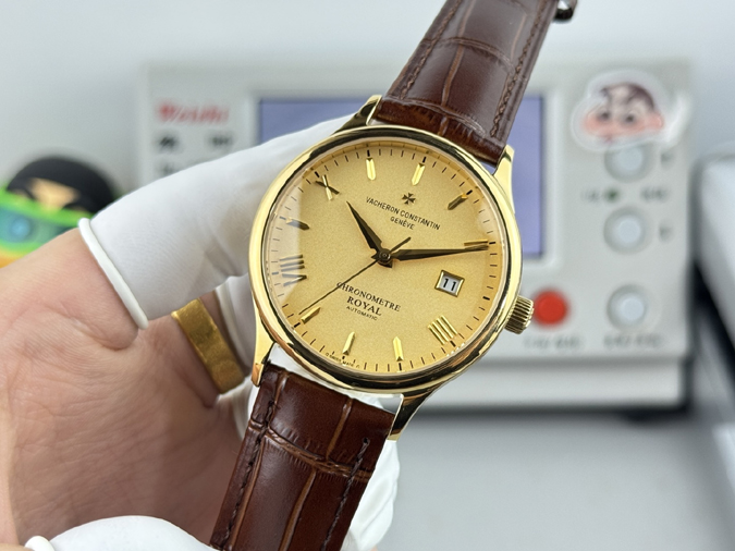 ヴァシュロンコンスタンタン - スーパーコピー時計ヴァシュロン イエローゴールド シャンパンダイヤル ローマ数字 クラシック メンズ 時計 ヴァシュロンコンスタンタン 福岡 - 画像 (2)