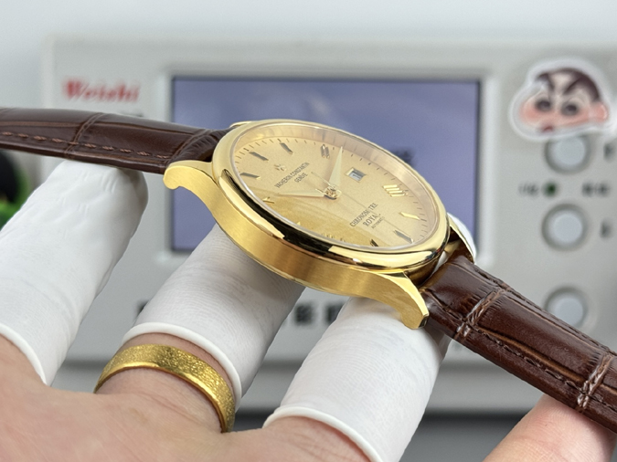 ヴァシュロンコンスタンタン - スーパーコピー時計ヴァシュロン イエローゴールド シャンパンダイヤル ローマ数字 クラシック メンズ 時計 ヴァシュロンコンスタンタン 福岡 - 画像 (4)