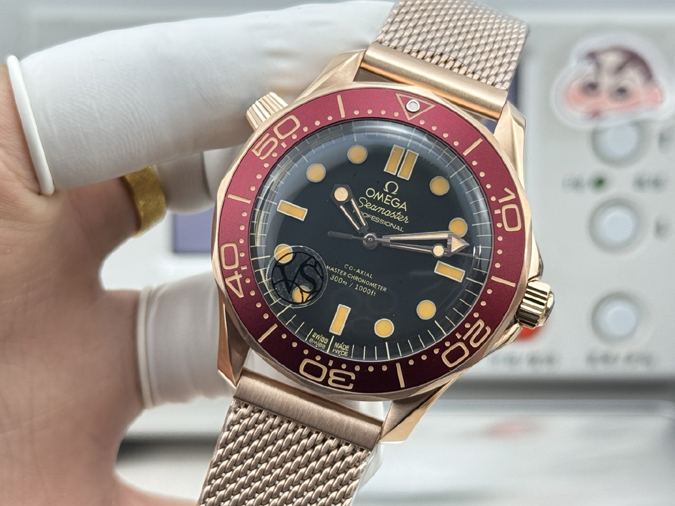 高級腕時計スーパーコピー オメガ(OMEGA) シーマスター ダイバー 300M ブロンズゴールド エディション高級腕時計スーパーコピー - 画像 (3)