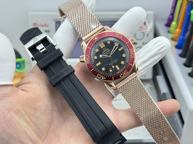高級腕時計スーパーコピー オメガ(OMEGA) シーマスター ダイバー 300M ブロンズゴールド エディション高級腕時計スーパーコピー - 画像 (8)