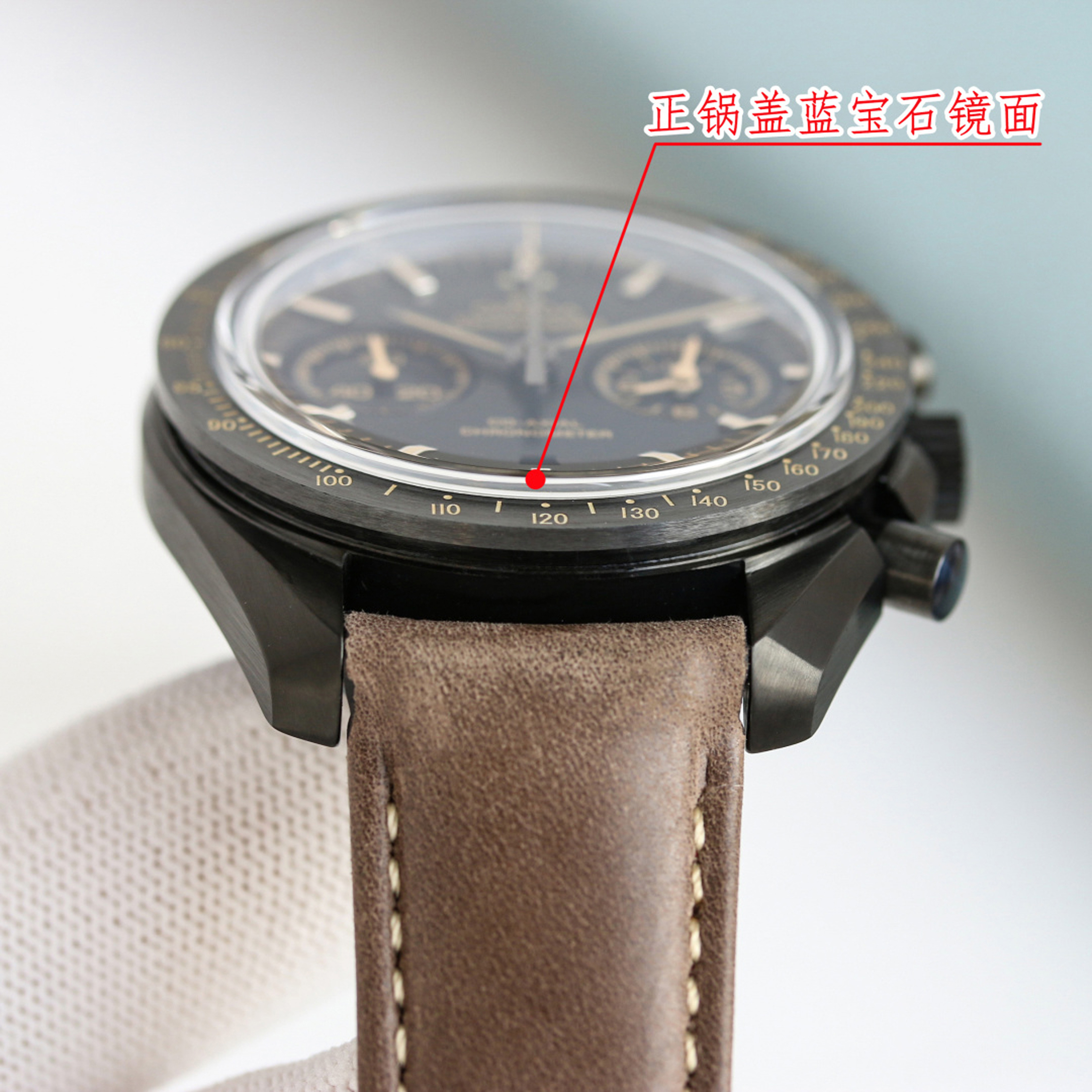高級腕時計スーパーコピー オメガ OMEGA オメガ スピードマスター “月の暗面” 復古黒オメガ 古い腕時計 - 画像 (6)