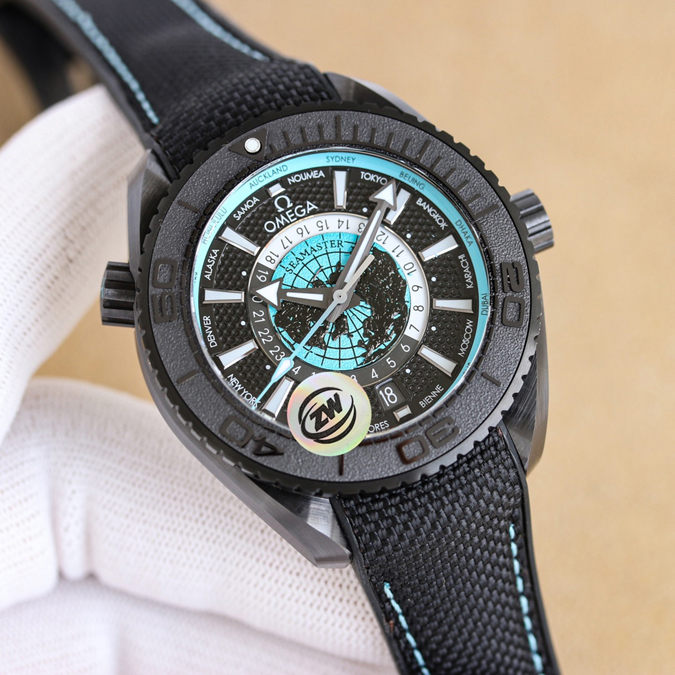高級腕時計スーパーコピー オメガ OMEGA オメガ シーマスター プラネットオーシャン ワールドタイマー 高級時計 コピー - 画像 (3)