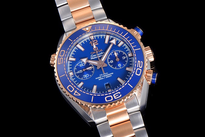 高級腕時計スーパーコピー オメガ OMEGA オメガ シーマスター プラネットオーシャン 600M ローズゴールド ブルー オメガスーパーコピー腕時計 メンズ - 画像 (6)
