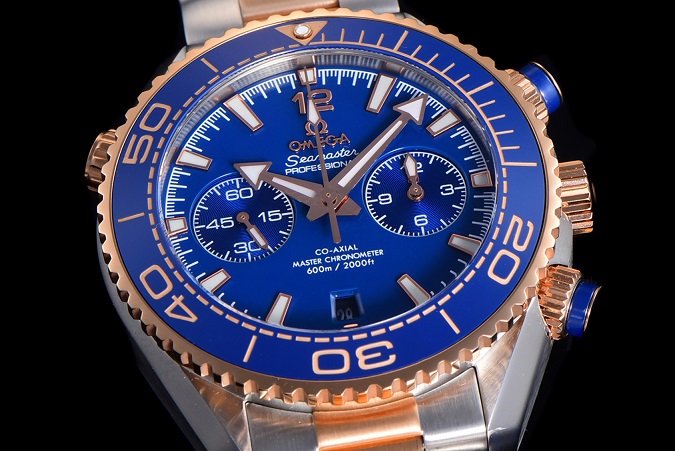 高級腕時計スーパーコピー オメガ OMEGA オメガ シーマスター プラネットオーシャン 600M ローズゴールド ブルー オメガスーパーコピー腕時計 メンズ - 画像 (8)