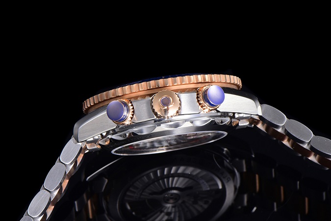 高級腕時計スーパーコピー オメガ OMEGA オメガ シーマスター プラネットオーシャン 600M ローズゴールド ブルー オメガスーパーコピー腕時計 メンズ - 画像 (2)