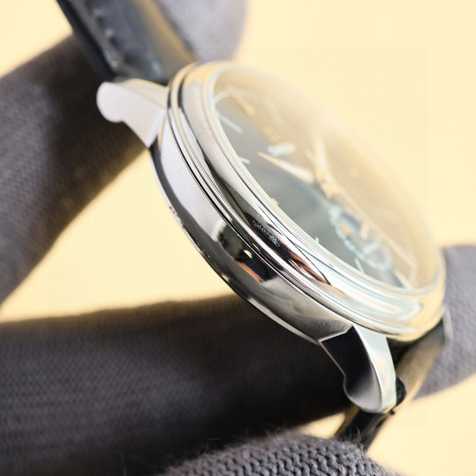 高級腕時計スーパーコピー オメガ OMEGA オメガ デ・ヴィル プレステージ 月相 ブラック コーアクシャル オメガスーパーコピー腕時計 レディース - 画像 (2)