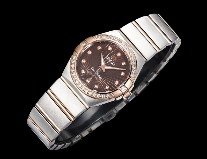 高級腕時計スーパーコピー オメガ OMEGA オメガ ブラウン×ダイヤ コンステレーション 27mm オメガ スーパーコピー - 画像 (2)