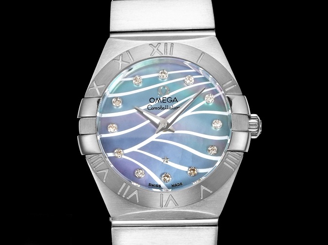 高級腕時計スーパーコピー オメガ OMEGA オメガ ブラウン×ダイヤ コンステレーション 27mm スーパーコピー腕時計 - 画像 (5)