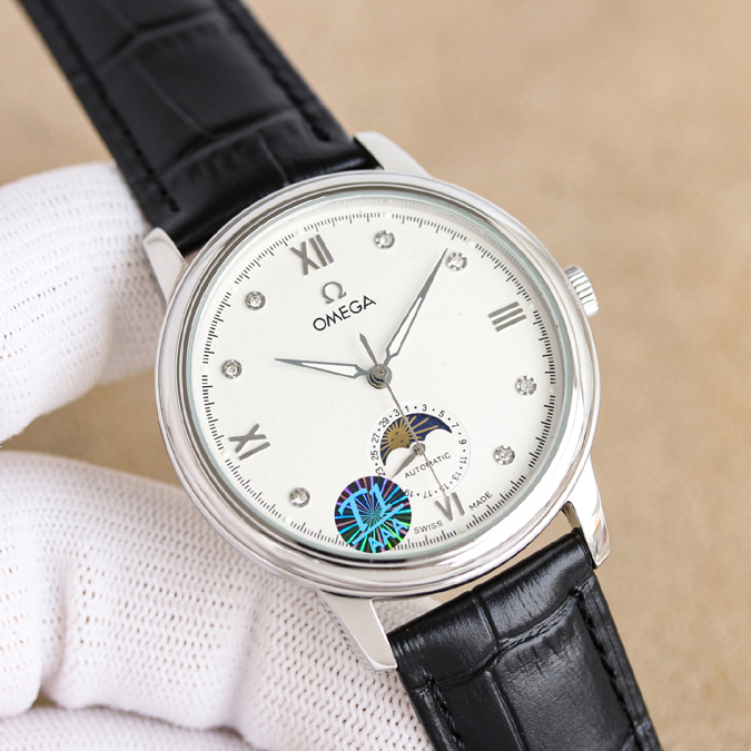 高級腕時計スーパーコピー オメガ OMEGA オメガ クラシックなエレガンス デ・ヴィル 月相モデル 高級腕時計スーパーコピー - 画像 (2)