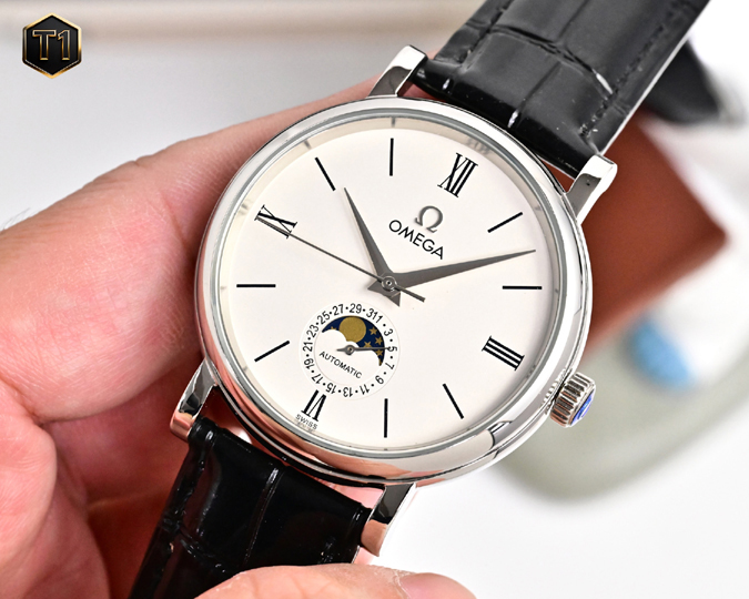 高級腕時計スーパーコピー オメガ OMEGA オメガ クラシックなエレガンス デ・ヴィル 月相モデル オメガスーパーコピー腕時計 メンズ - 画像 (2)