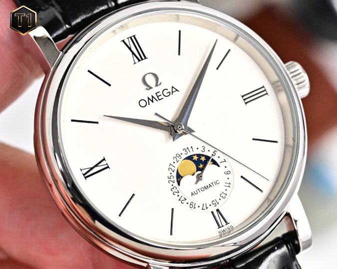 高級腕時計スーパーコピー オメガ OMEGA オメガ クラシックなエレガンス デ・ヴィル 月相モデル オメガスーパーコピー腕時計 メンズ - 画像 (3)