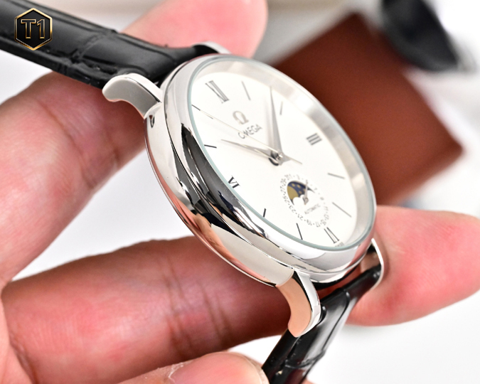高級腕時計スーパーコピー オメガ OMEGA オメガ クラシックなエレガンス デ・ヴィル 月相モデル オメガスーパーコピー腕時計 メンズ - 画像 (5)