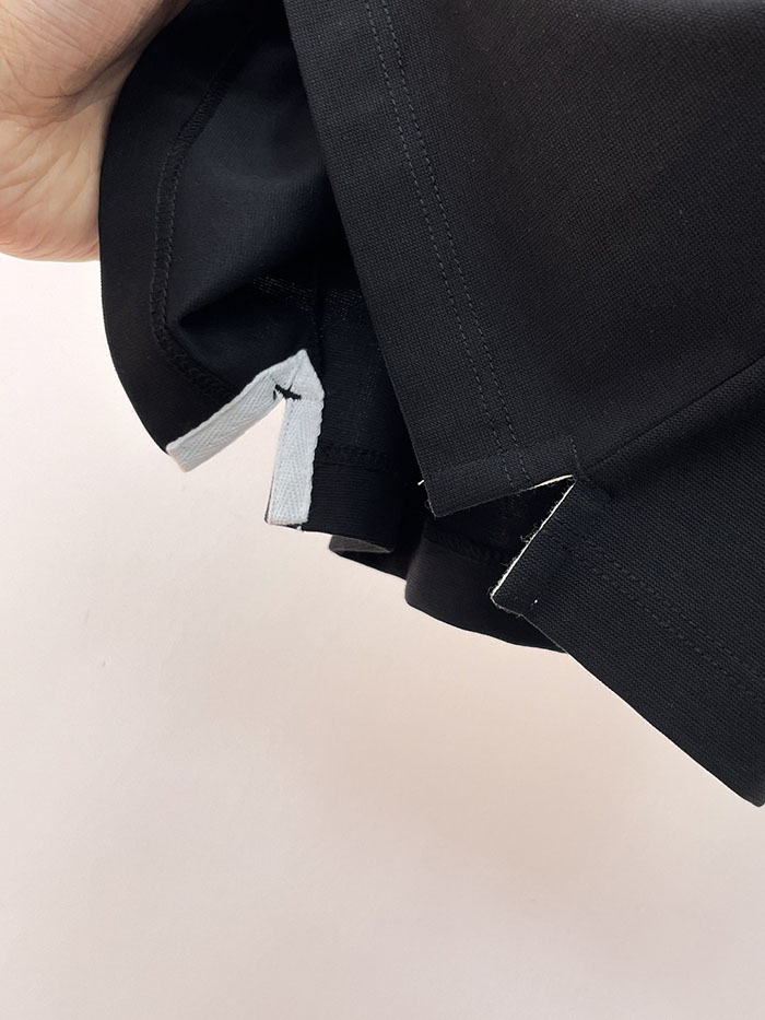 超人気 サンローランスーパーコピー 専門店 ZEGNA コットン100% 2026年春夏 スマートカジュアル ポロ襟Tシャツ JP26020109Z サンローラン ポロシャツ メンズ ブラック - 画像 (4)
