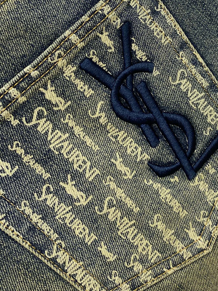 超人気 サンローランスーパーコピー 専門店 ZEGNA 2026年新作 ウォッシュ加工カジュアルジーンズ JP26020113Z サン ローラン ジーンズ メンズ - 画像 (4)