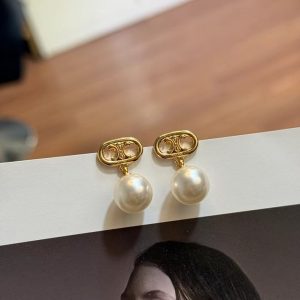 セリーヌ ピアス パール