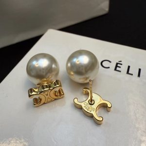 セリーヌ ピアス パール