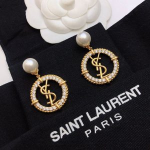 YSL ピアス パール