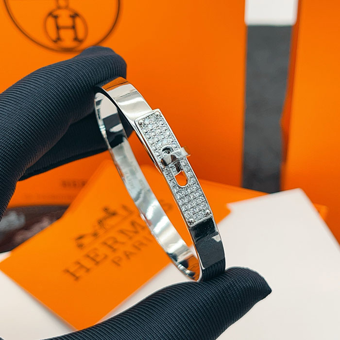 エルメス アウトレット 人気店 エルメスコピー HERMES ケリーブレス PM ダイヤモンド H110013B 00SH ブレスレット JP2601306H エルメス ブレスレット レディース シルバー - 画像 (2)