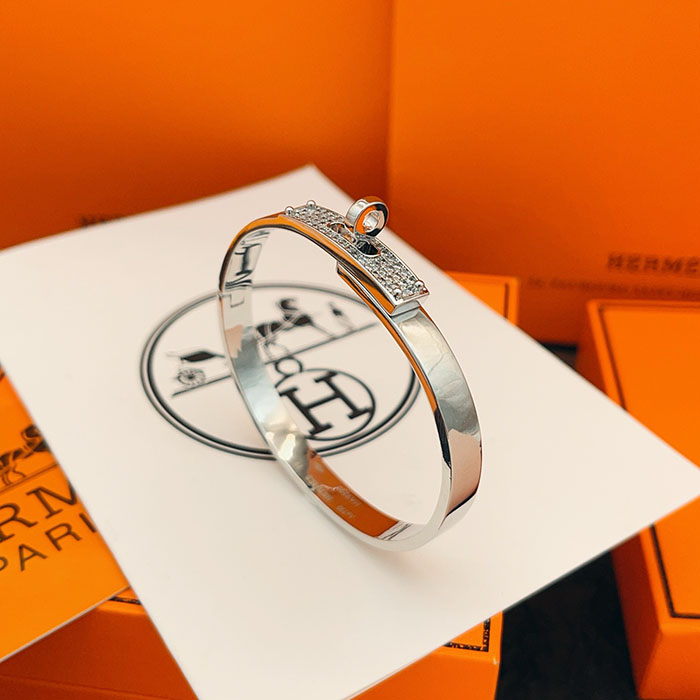 エルメス アウトレット 人気店 エルメスコピー HERMES ケリーブレス PM ダイヤモンド H110013B 00SH ブレスレット JP2601306H エルメス ブレスレット レディース シルバー - 画像 (6)