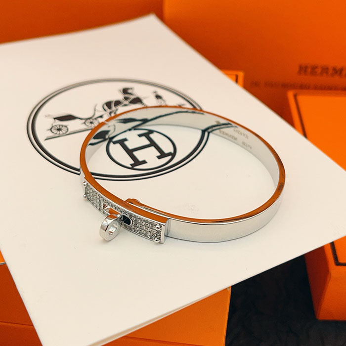 エルメス アウトレット 人気店 エルメスコピー HERMES ケリーブレス PM ダイヤモンド H110013B 00SH ブレスレット JP2601306H エルメス ブレスレット レディース シルバー - 画像 (5)