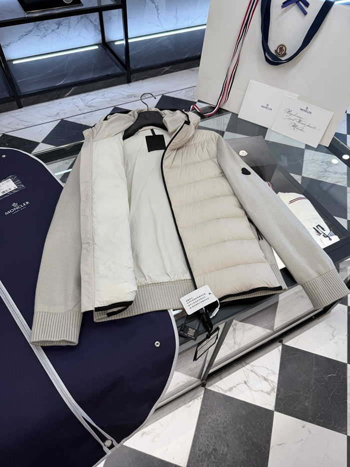 モンクレール服スーパーコピー人気店 MONCLER Cardigan Tricot 軽量なフード付きダウン入りウールカーディガンジャケット JP26015087M モンクレール ダウン 人気 ランキング - 画像 (5)