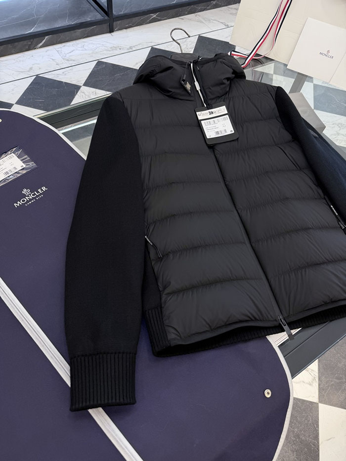 モンクレール服スーパーコピー人気店 MONCLER Cardigan Tricot 軽量なフード付きダウン入りウールカーディガンジャケット JP26015087M モンクレール ダウン 人気 ランキング - 画像 (2)