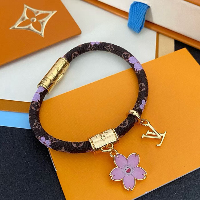 ルイヴィトンスーパーコピー専門店 Louis Vuitton ルイ・ヴィトン×TM チェリーブロッサムブレスレット M8978Eルイヴィトン ブレスレット 革 - 画像 (9)