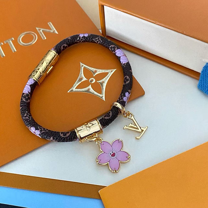 ルイヴィトンスーパーコピー専門店 Louis Vuitton ルイ・ヴィトン×TM チェリーブロッサムブレスレット M8978Eルイヴィトン ブレスレット 革 - 画像 (7)