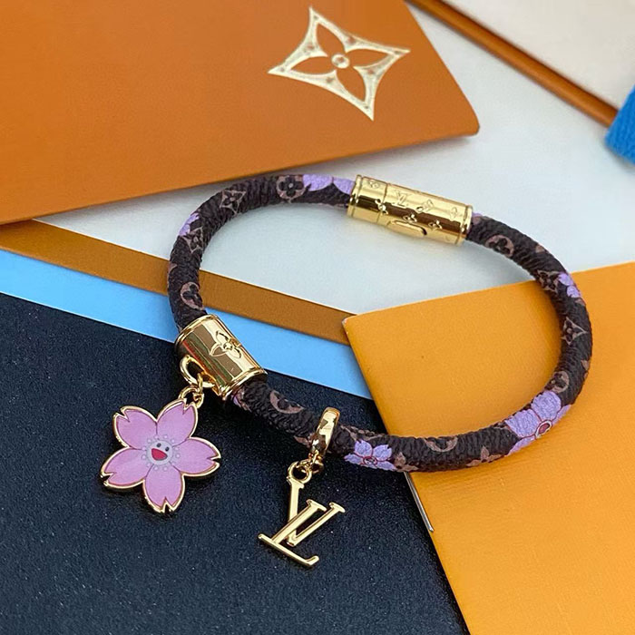 ルイヴィトンスーパーコピー専門店 Louis Vuitton ルイ・ヴィトン×TM チェリーブロッサムブレスレット M8978Eルイヴィトン ブレスレット 革 - 画像 (6)