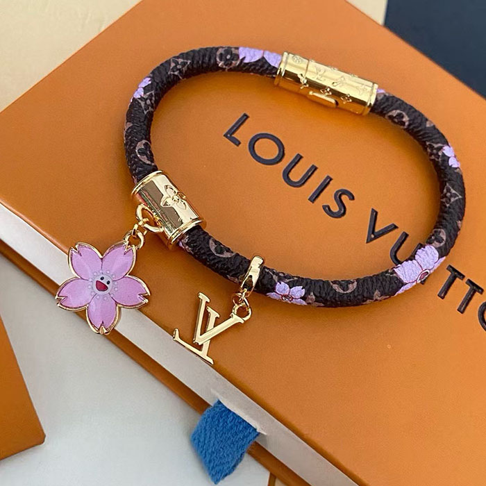 ルイヴィトンスーパーコピー専門店 Louis Vuitton ルイ・ヴィトン×TM チェリーブロッサムブレスレット M8978Eルイヴィトン ブレスレット 革 - 画像 (5)