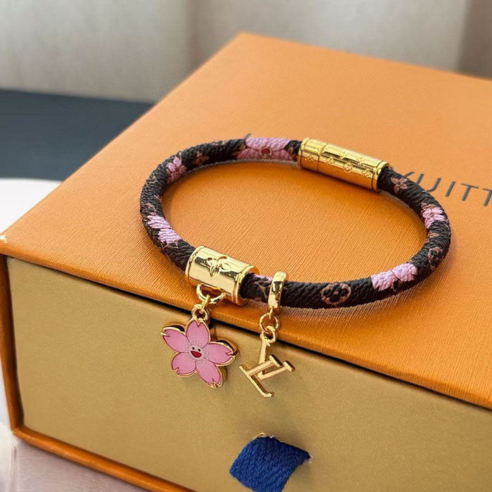 ルイヴィトンスーパーコピー専門店 Louis Vuitton ルイ・ヴィトン×TM チェリーブロッサムブレスレット M8978Eルイヴィトン ブレスレット 革 - 画像 (3)