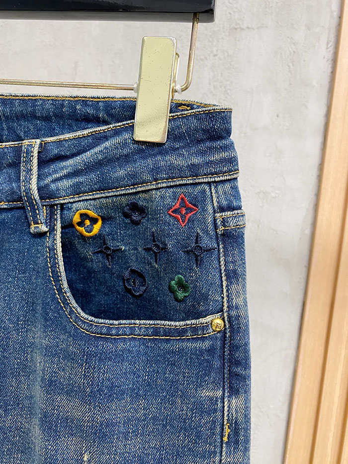 ルイヴィトン服スーパーコピー人気店 Louis Vuitton メンズ 秋冬用スリムフィットデニムジーンズ JP2601606L ルイ ヴィトン デニム 新作 - 画像 (7)