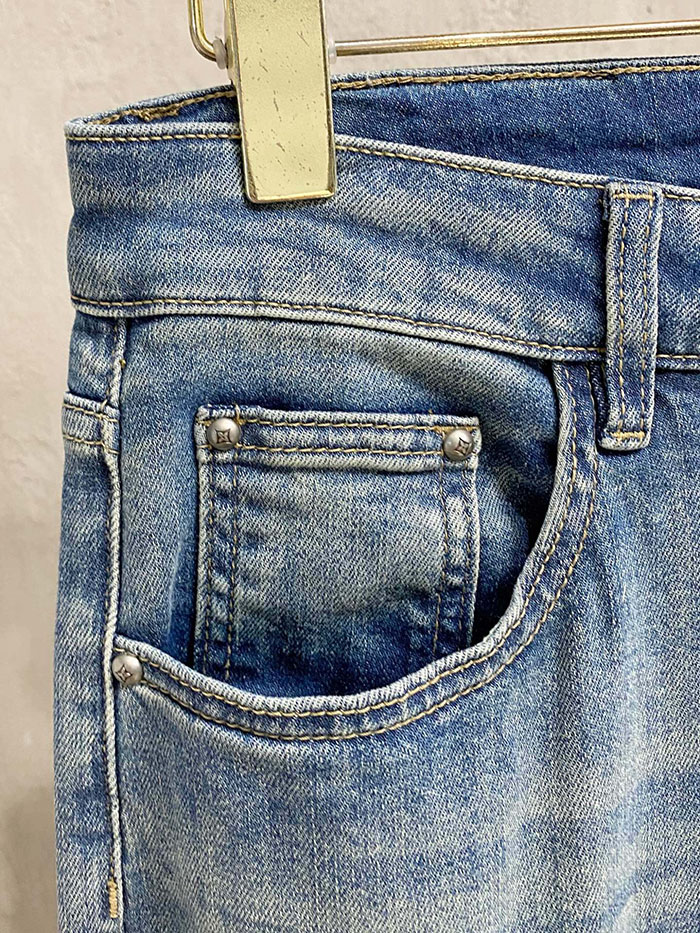 ルイヴィトン服スーパーコピー人気店 Louis Vuitton メンズ 秋冬用スリムフィットデニムジーンズ JP2601607L ヴィトン デニム メンズ - 画像 (6)