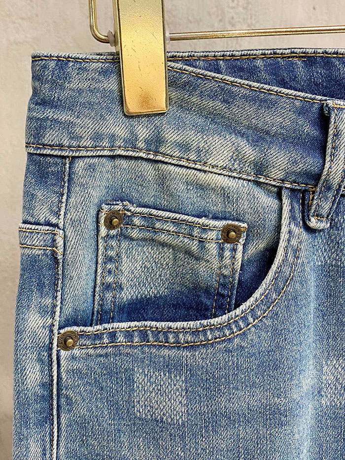 ルイヴィトン服スーパーコピー人気店 Louis Vuitton メンズ 秋冬用スリムフィットデニムジーンズ JP2601608L ルイヴィトン デニムパンツ メンズ - 画像 (6)