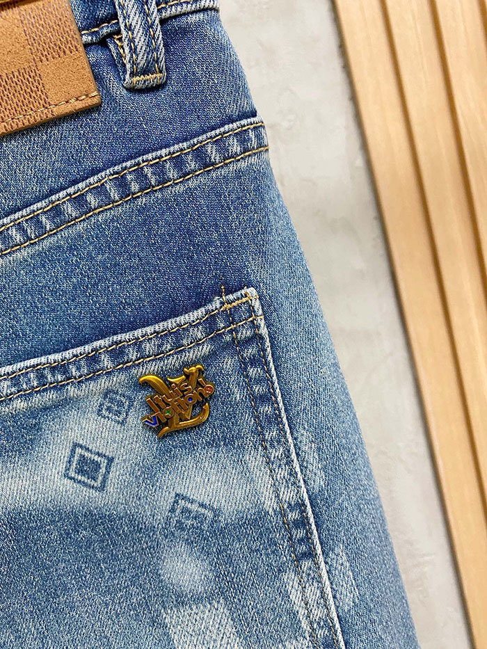 ルイヴィトン服スーパーコピー人気店 Louis Vuitton メンズ 秋冬用スリムフィットデニムジーンズ JP2601608L ルイヴィトン デニムパンツ メンズ - 画像 (3)