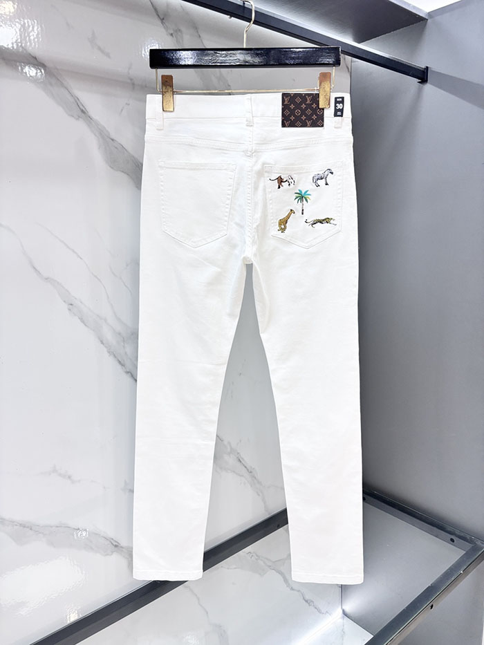 ルイヴィトン服スーパーコピー人気店 Louis Vuitton 2026年秋の最新ハイエンド・メンズジーンズ ホワイト JP2601615L ルイヴィトンデニム メンズ - 画像 (9)