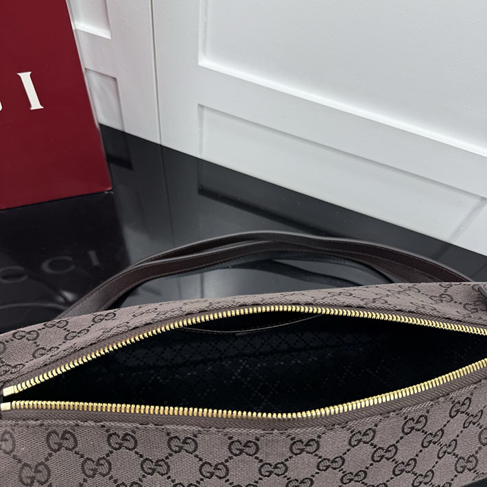 グッチ バッグ アウトレット 店舗 GUCCI ハーフ ホースビット ミディアム ショルダーバッグ ダークブラウン 860787 FAFV2 2140 GUCCI バッグ 新作 - 画像 (3)