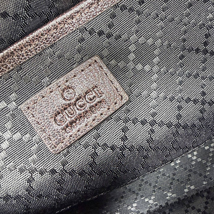 グッチ バッグ アウトレット 店舗 GUCCI ハーフ ホースビット ミディアム ショルダーバッグ ダークブラウン 860787 FAFV2 2140 GUCCI バッグ 新作 - 画像 (2)