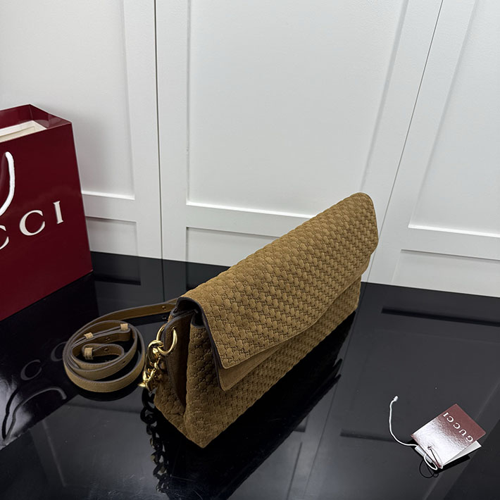グッチ バッグ アウトレット 店舗 GUCCI GGチェーン チェーンストラップ ショルダーバッグ ペッパーブラウン 857362 AAF0P 2118 GUCCI バッグ人気ランキング - 画像 (9)