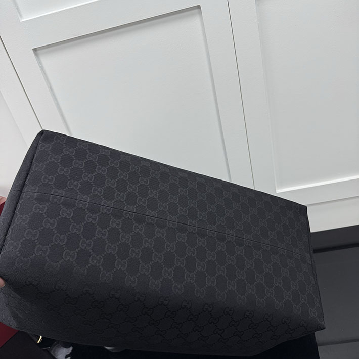 グッチ バッグ アウトレット 店舗 GUCCI GGキャンバス ホーボーショルダーバッグ ブラック A00B49 AAHHD 1094 グッチ ショルダーバッグ 安い - 画像 (6)