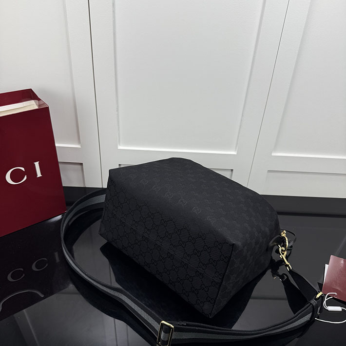 グッチ バッグ アウトレット 店舗 GUCCI GGキャンバス ブレラ ミディアム クロスボディバッグ ブラック A00B4O AAHHD 1094 グッチ バッグ 黒 - 画像 (6)