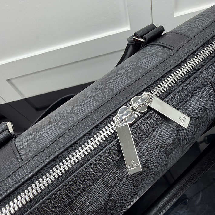 グッチ バッグ アウトレット 店舗 GUCCI エッセンス クラシック ミディアム ブリーフケース ブラック A0007X FAF8A 1000 グッチ ビジネスバッグ メンズ - 画像 (5)