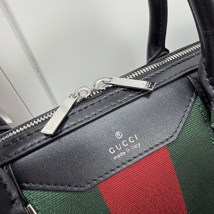 グッチ バッグ アウトレット 店舗 GUCCI メガ ウェブ トレードマーク ミディアム ブリーフケース ブラック A0007X AAGSU 1053 グッチ ビジネスバッグ アウトレット - 画像 (5)