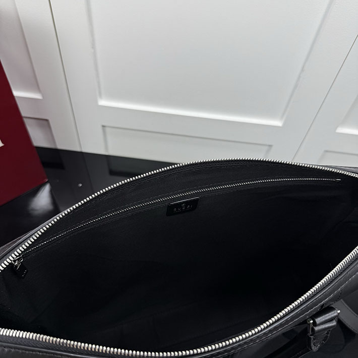 グッチ バッグ アウトレット 店舗 GUCCI メガ ウェブ トレードマーク ミディアム ブリーフケース ブラック A0007X AAGSU 1053 グッチ ビジネスバッグ アウトレット - 画像 (3)