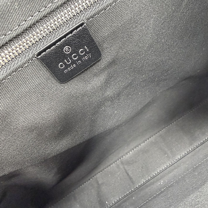 グッチ バッグ アウトレット 店舗 GUCCI メガ ウェブ トレードマーク ミディアム ブリーフケース ブラック A0007X AAGSU 1053 グッチ ビジネスバッグ アウトレット - 画像 (2)