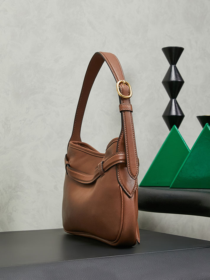 ミュウミュウ バッグ アウトレット 店舗 MiuMiu アバンチュール ナッパレザー バッグ レギュラー ブラウン 5BC182_2BBL_F0316 ミュウミュウ ハンドバッグ アウトレット - 画像 (8)