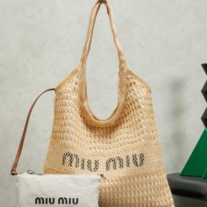 MIUMIU トートバッグ 布