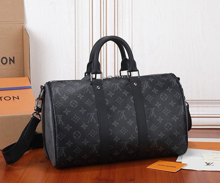 ルイヴィトン バッグ アウトレット 店舗 LouisVuitton キーポル・バンドリエール 35 ブラック M46655 ルイヴィトン ハンドバッグ 黒 - 画像 (8)