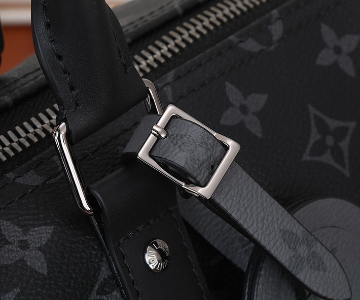 ルイヴィトン バッグ アウトレット 店舗 LouisVuitton キーポル・バンドリエール 35 ブラック M46655 ルイヴィトン ハンドバッグ 黒 - 画像 (6)